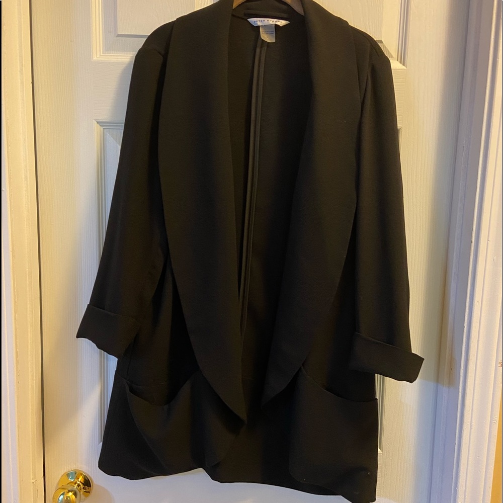 Peter Nygard Large Black Blazer